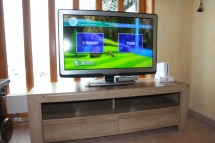 TV mit Wii-Spielekonsole