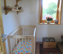 Babybett im Ferienhaus Harz in Hohegeiß